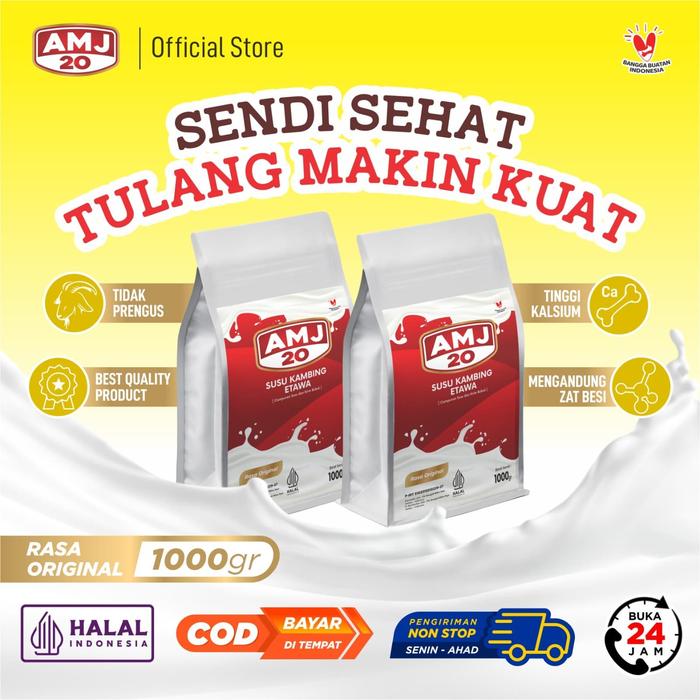 "Susu AMJ" Susu Kambing Etawa AMJ hadir sebagai pilihan alami untuk bantu jaga kesehatan sendi, tulang, dan tubuh tanpa ribet.
